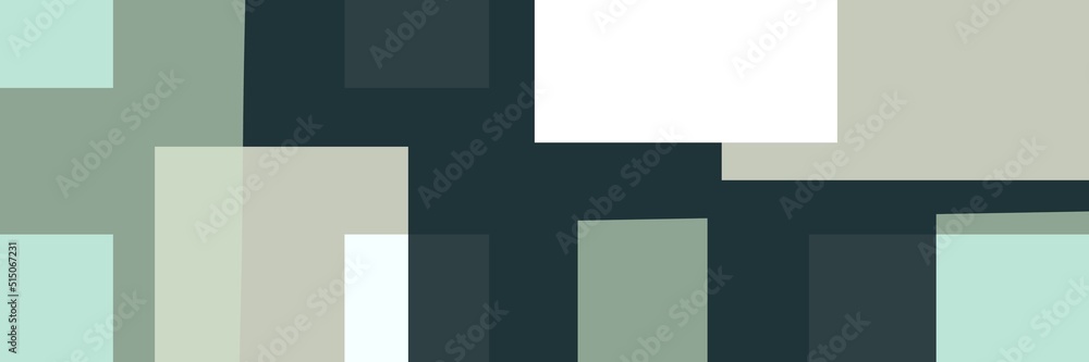 Aufkleber Abstract template with soft pastel square elements. Layered geometric squares for creative background design