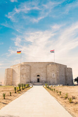 EL ALAMEIN - JANUARY 27: - German memorial of fallen soldiers in World War II in El Alamein, Egypt