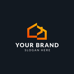 Real Estate Logo Set Creative House part 5