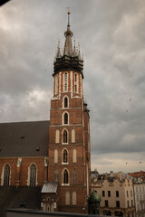 Fototapeta na wymiar Kościół Mariacki w Krakowie