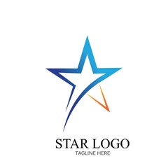 Star icon Template vector illustration design
