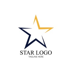 Obraz premium Star icon Template vector illustration design