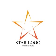 Star icon Template vector illustration design