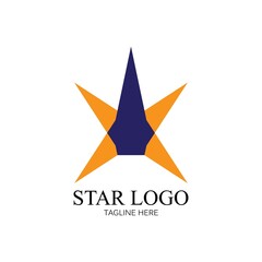 Obraz premium Star icon Template vector illustration design