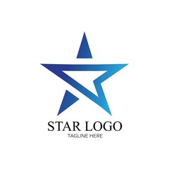 Obraz premium Star icon Template vector illustration design