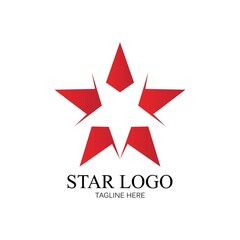 Obraz premium Star icon Template vector illustration design