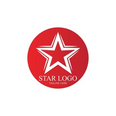 Star icon Template vector illustration design
