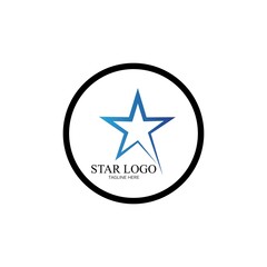 Fototapeta premium Star icon Template vector illustration design