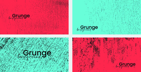 Grunge backgrounds set. Vector illustration