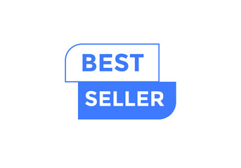 Best seller speech bubble. Best seller text symbol. 
