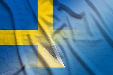 Sweden and Saint Lucia political flag international relations LCA SWE
