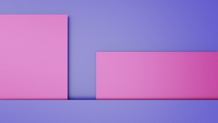 Obraz premium Overlapping pink-purple paper planes layer. Abstract background. 3D high quality rendering. 3D illustration. 3D CG.