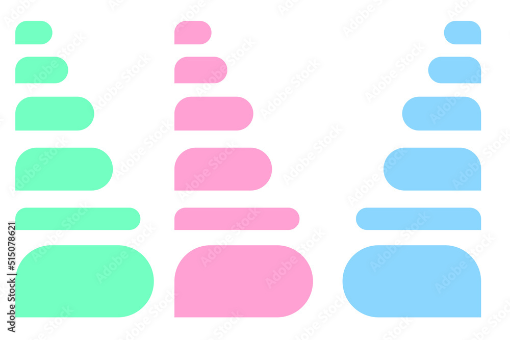 Poster chat icon set. smartphone message interface. social media text. vector illustration. stock image.