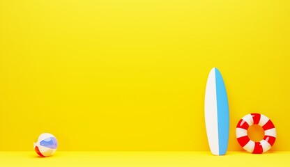 3D素材_夏の海セット