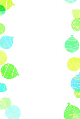 背景素材_水彩_ヨーヨー