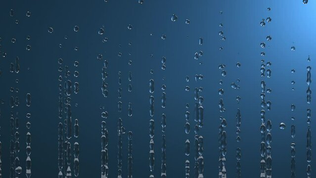 beautiful spray of drop falling into water 3d rendered

