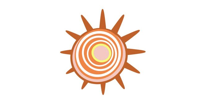 サザエのアイコン動画