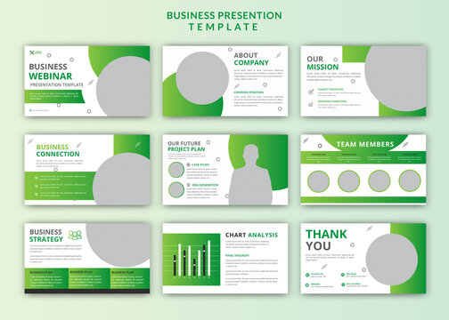 Modern Digital Marketing Presentation Templates Vector With Powerpoint Screen Mockup