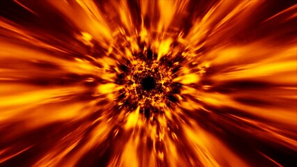 Explosive Flame Energy Light Effect - obrazy, fototapety, plakaty