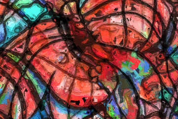 Abstract beautiful colorful texture rainbow