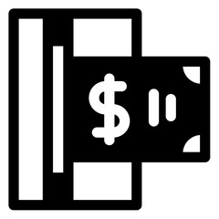 Cash Icon Glyph