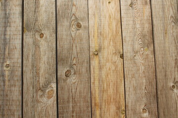 Wooden planks paneling full frame