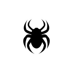 Spider icon logo vector design