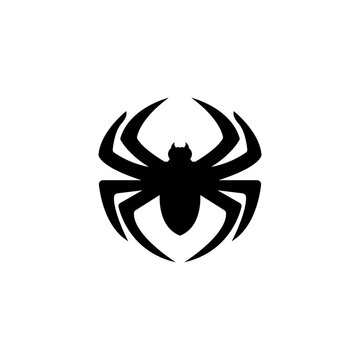 Spider icon logo vector design
