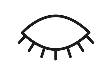 Password hidding icon. Icon for data privacy and sensitive content mark. Outline vector illustration isolated in white background