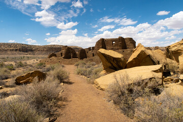 Chaco Culture National Park, New Mexico, America, USA.