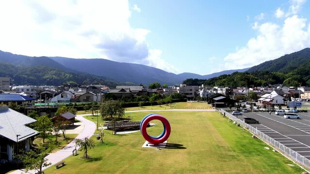 宮津市の「歩ら輪ぐ」をドローンで撮影