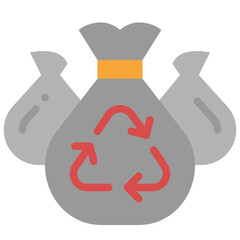 recycling flat icon