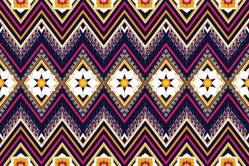 Geometric ethnic pattern for background,fabric,wrapping,clothing,wallpaper,Batik,carpet,embroidery style.