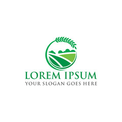 farm logo , agriculture logo vector