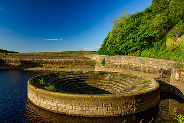 Dam on the lake