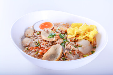 Thai noodle soup,Tom Yum , Thai Food,food made from noodles