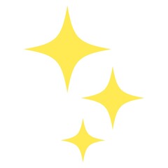 キラキラ光るマーク