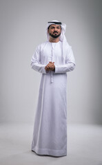 Arabic handsome man studio portraits