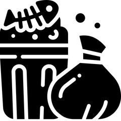 garbage solid icon