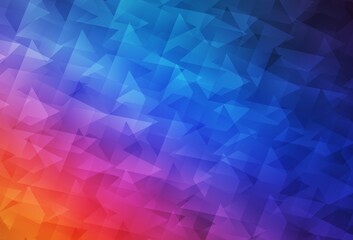 Obraz premium Light Blue, Red vector background with rectangles.