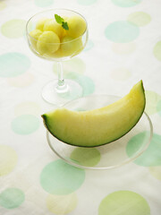 メロン　　　カット　イメージ