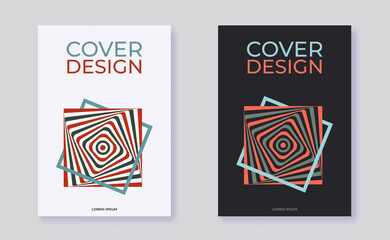 Creative cover design. For print, party, banner, poster. Vector illustration.