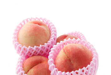 桃　　白バック　