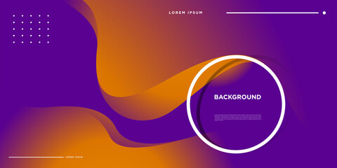 Obraz premium Vector Colorful gradient abstract minimalist background for banner and landing page