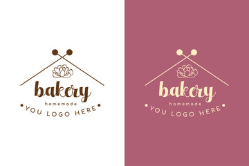 homemade bakery logo template