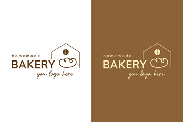 homemade bakery logo template