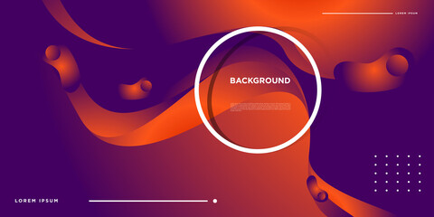 Vector Colorful gradient abstract minimalist background for banner and landing page