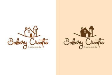 homemade bakery logo template
