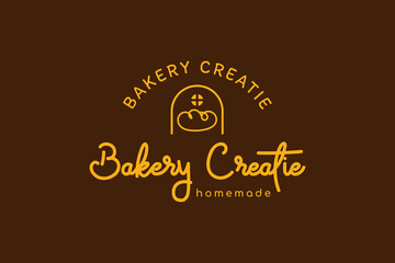 homemade bakery logo template