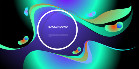 Vector Colorful gradient abstract minimalist background for banner and landing page